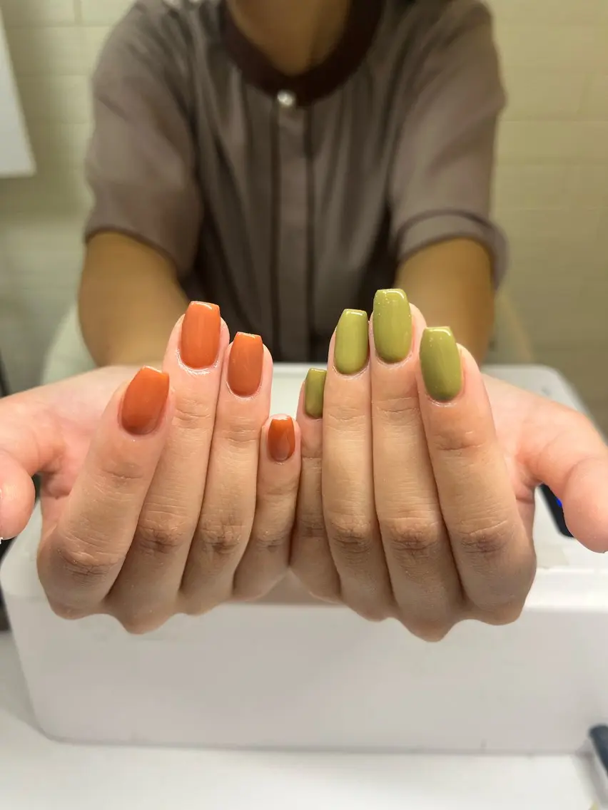 カラー mumu's ネイルサロン渋谷店のネイルデザイン