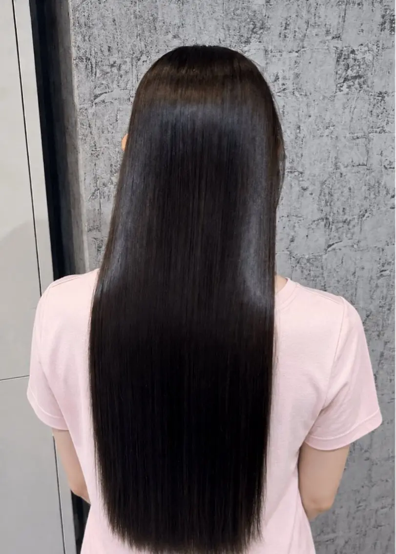 ロング カラー 縮毛矯正 ✨髪質改善カラー✨ ななみのヘアスタイル