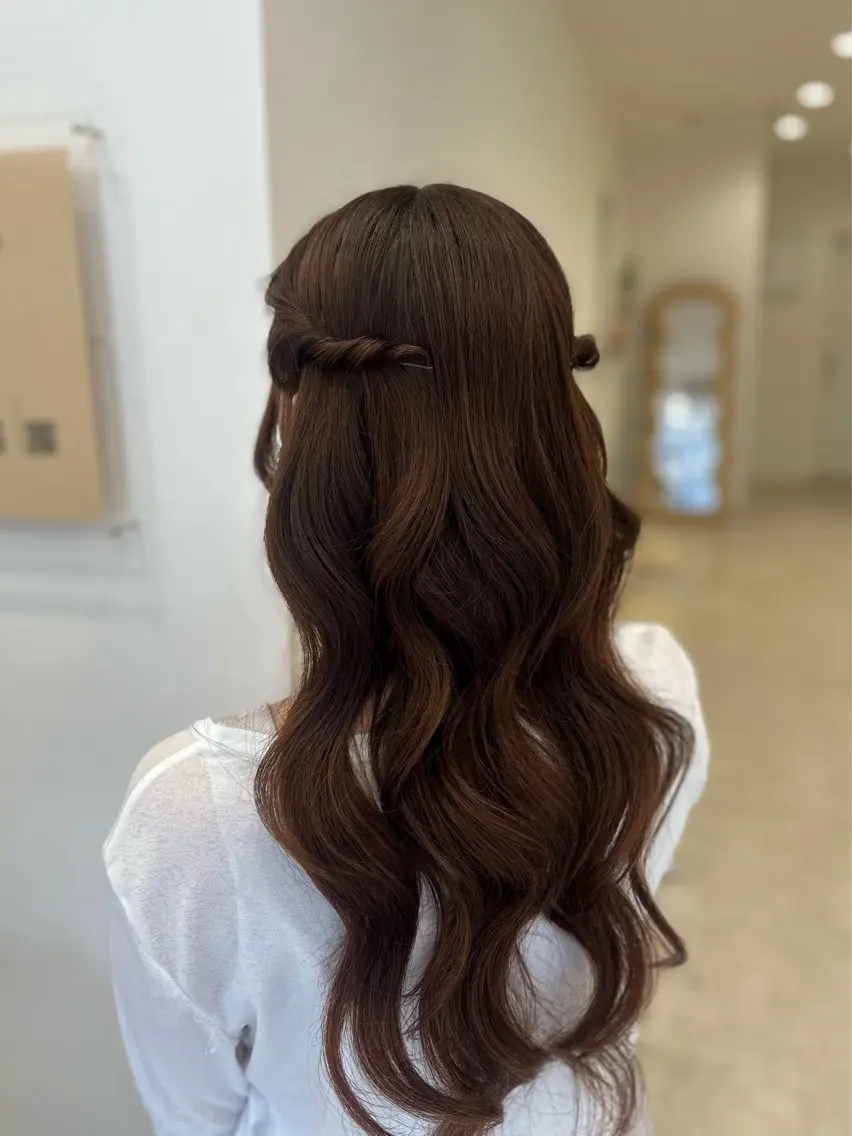 ロング ヘアアレンジ ヨシンモリ MITSUKI /Ditycaのヘアスタイル