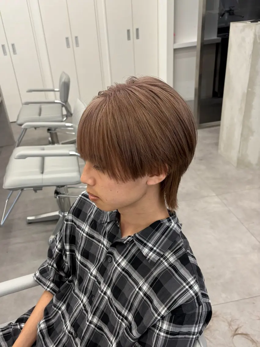 カラー メンズ カット ヘアカラー 🍀透明感ナチュラル カラー🍀じゅんのヘアスタイル