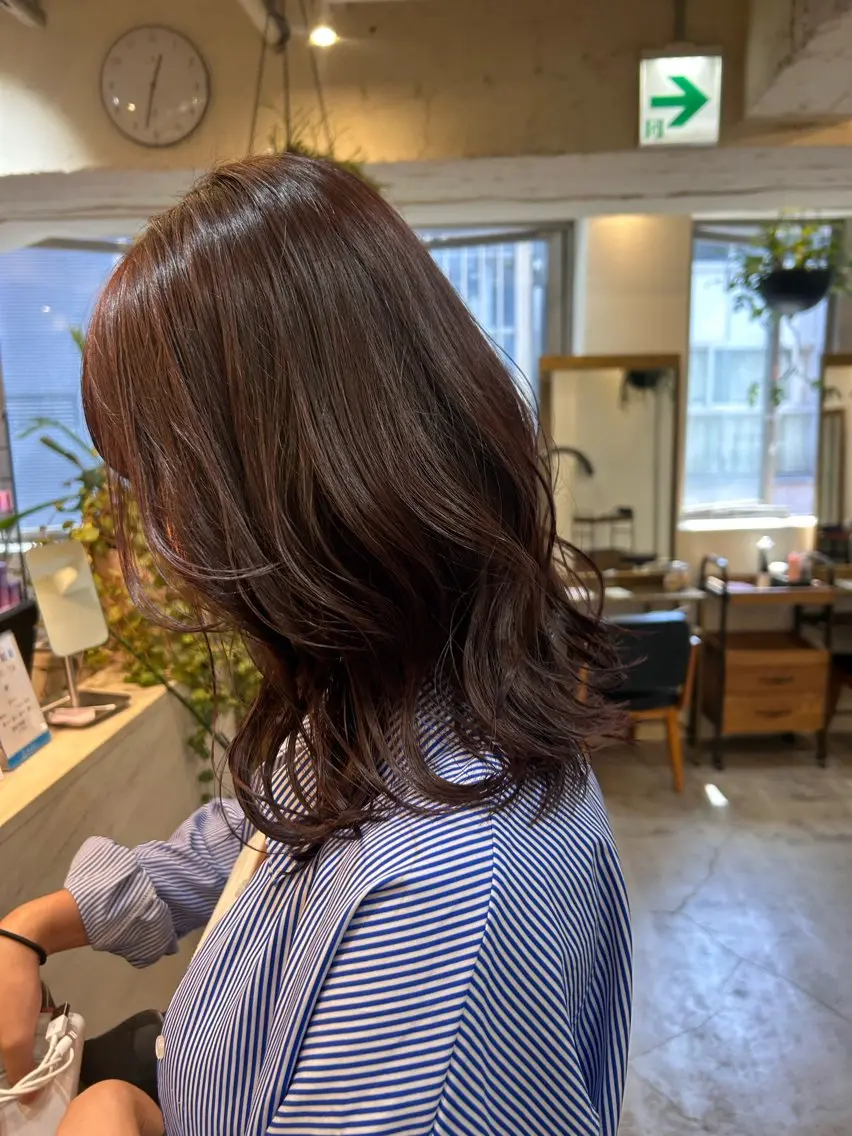 ミディアム カット ヘアカラー トリートメント メンズカット/新宿 /みづき🌙のヘアスタイル