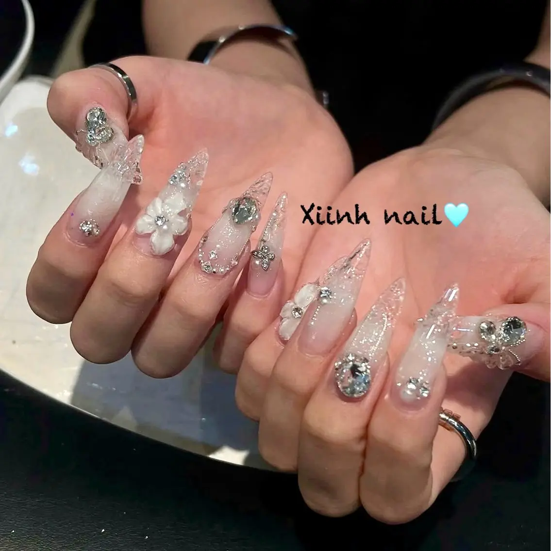 ネイル チークネイル 桜ネイル フットネイル ジェルネイル ハロウィン XIINH NAIL SALONのネイルデザイン