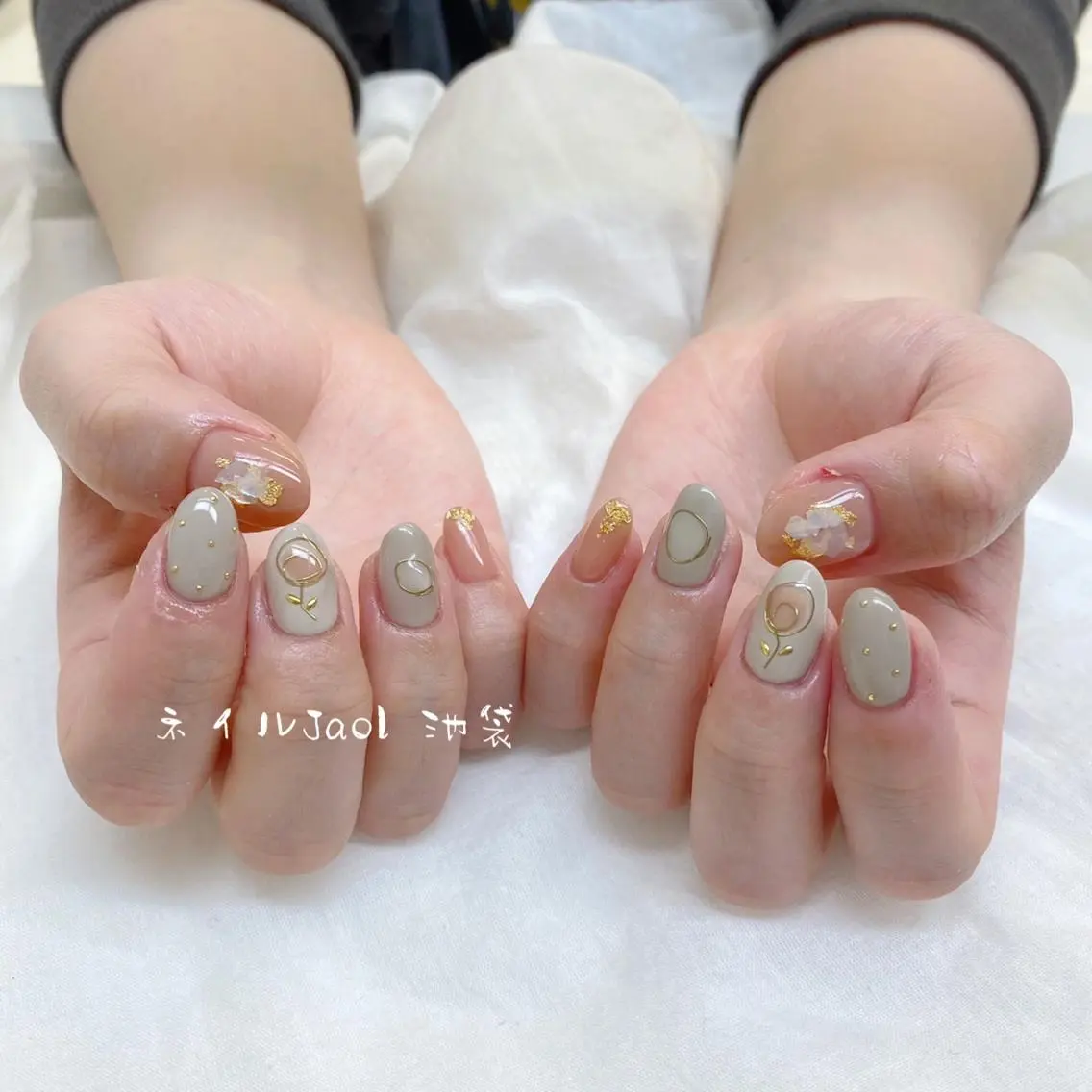 ショート ネイルJaol 池袋のネイルデザイン