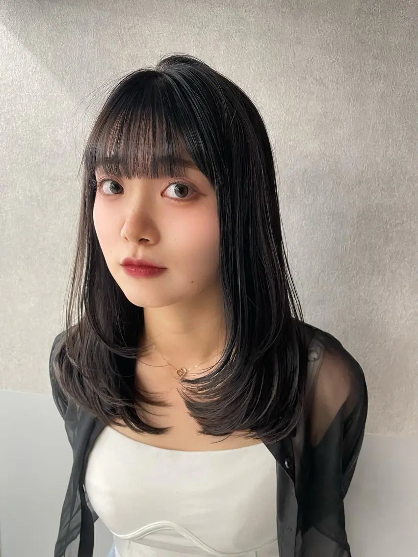 ロング カラー レイヤー/縮毛矯正 マスター✨️タケルのヘアスタイル