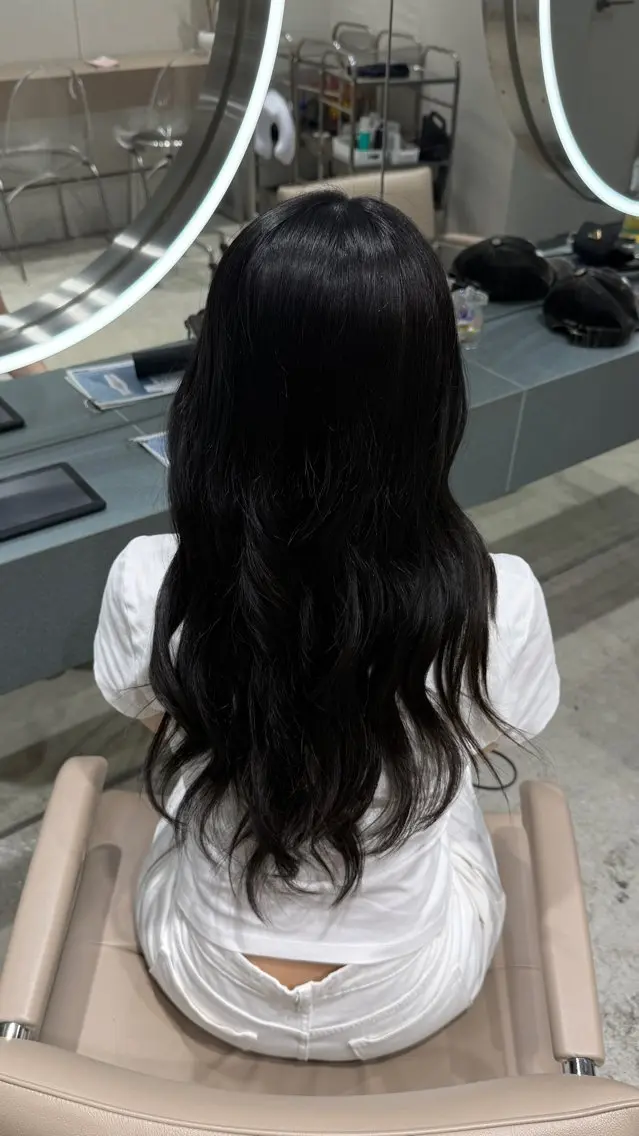 ロング カラー 髪質改善 トリートメント せな モデル様募集中のヘアスタイル
