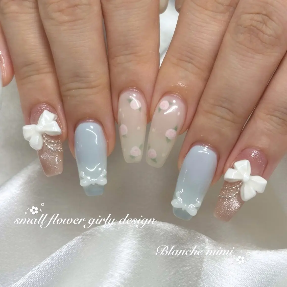 ネイル ハンドネイル Blanche mimi.u_aのネイルデザイン