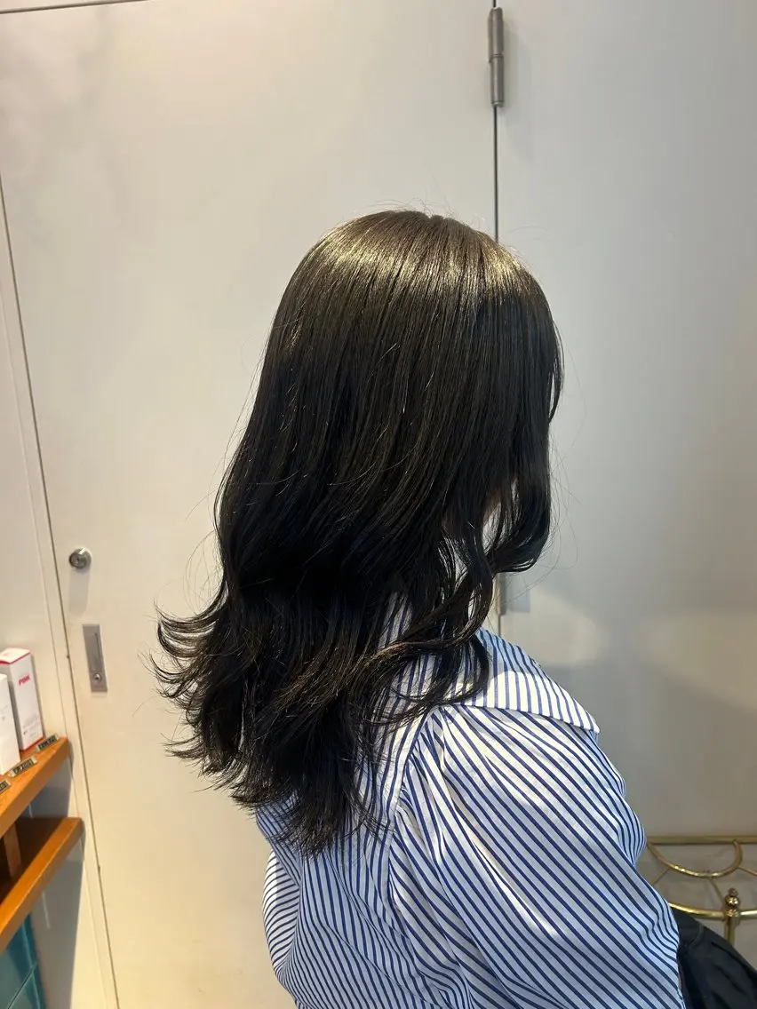 ロング カラー カット ヘアカラー ナチュラル大人っぽい スタイル　MAORIのヘアスタイル