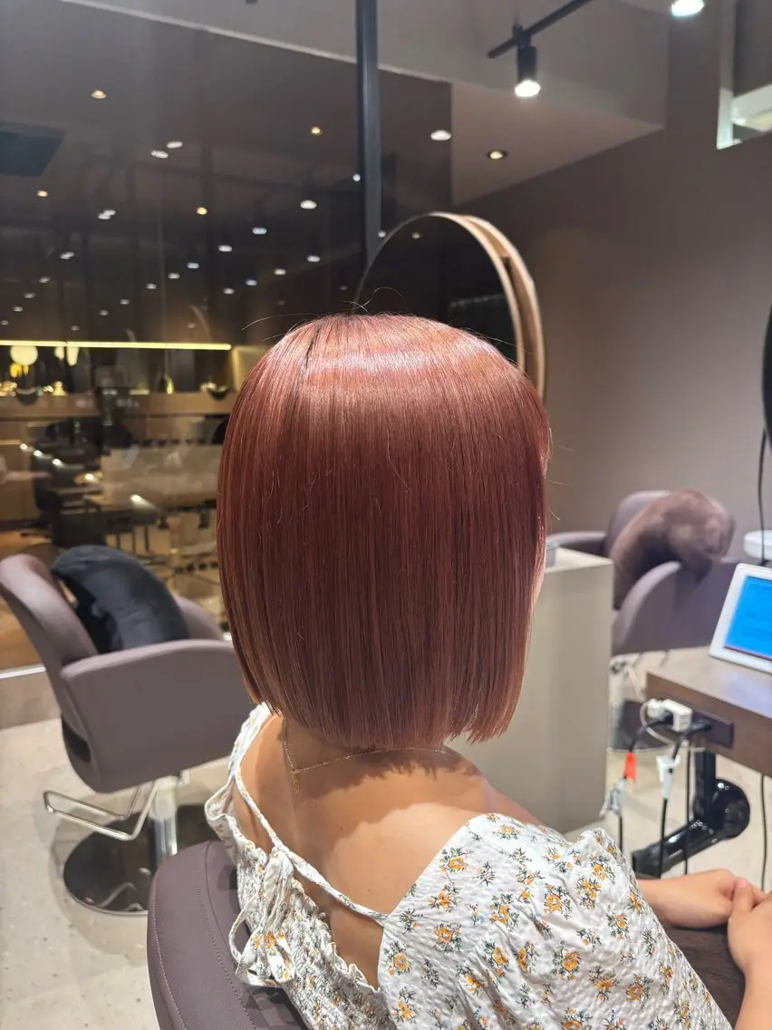 セミロング ボブ 縮毛矯正 縮毛矯正 Riko 🎀🍪のヘアスタイル