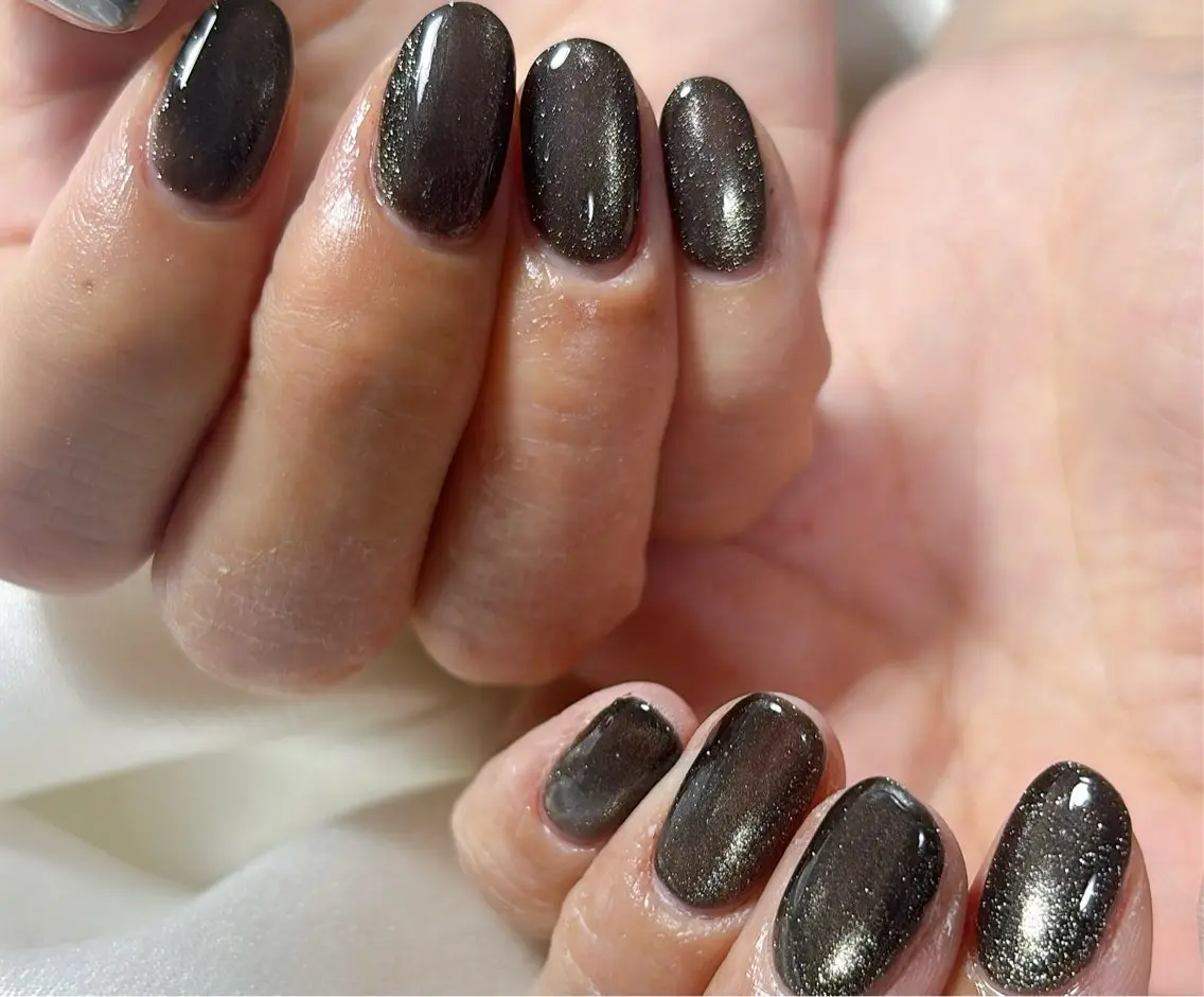 ネイル アニマル柄 オーロラネイル フットネイル フレンチネイル ジェルネイル ハンドネイル mogunail &blowのネイルデザイン
