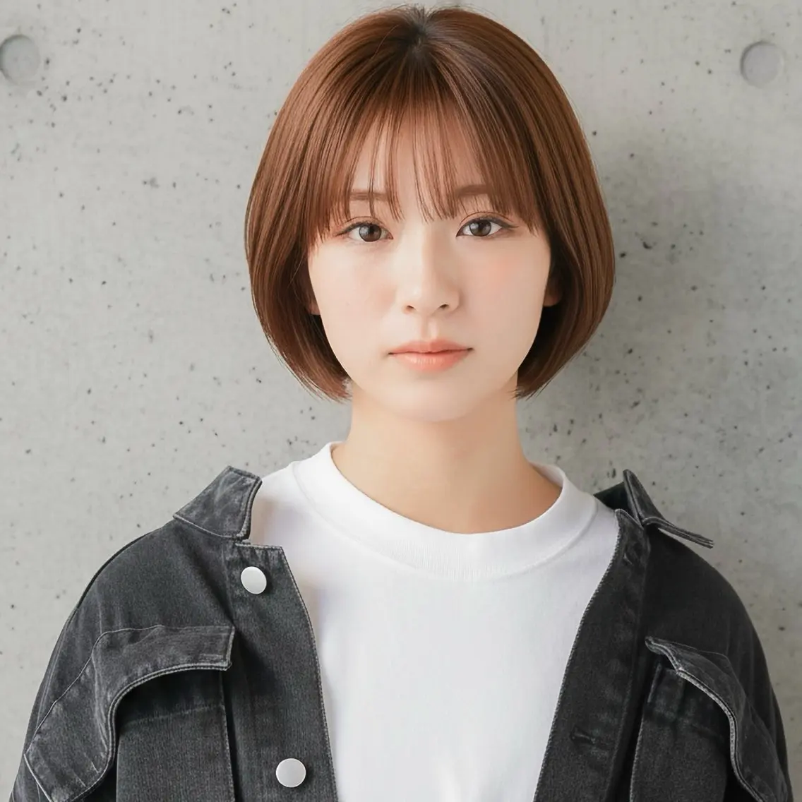 ショート カット ヘアカラー トリートメント ショート〜ミディアム 喜多司のヘアスタイル
