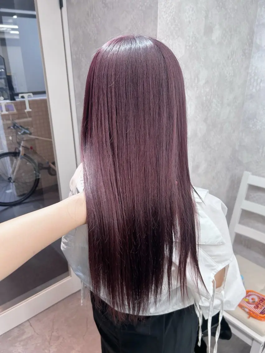 ロング カラー ヘアアレンジ ヘアカラー トリートメント ヘアセット 💕ブリーチ/ヘアメ 🎀YUUKAのヘアスタイル