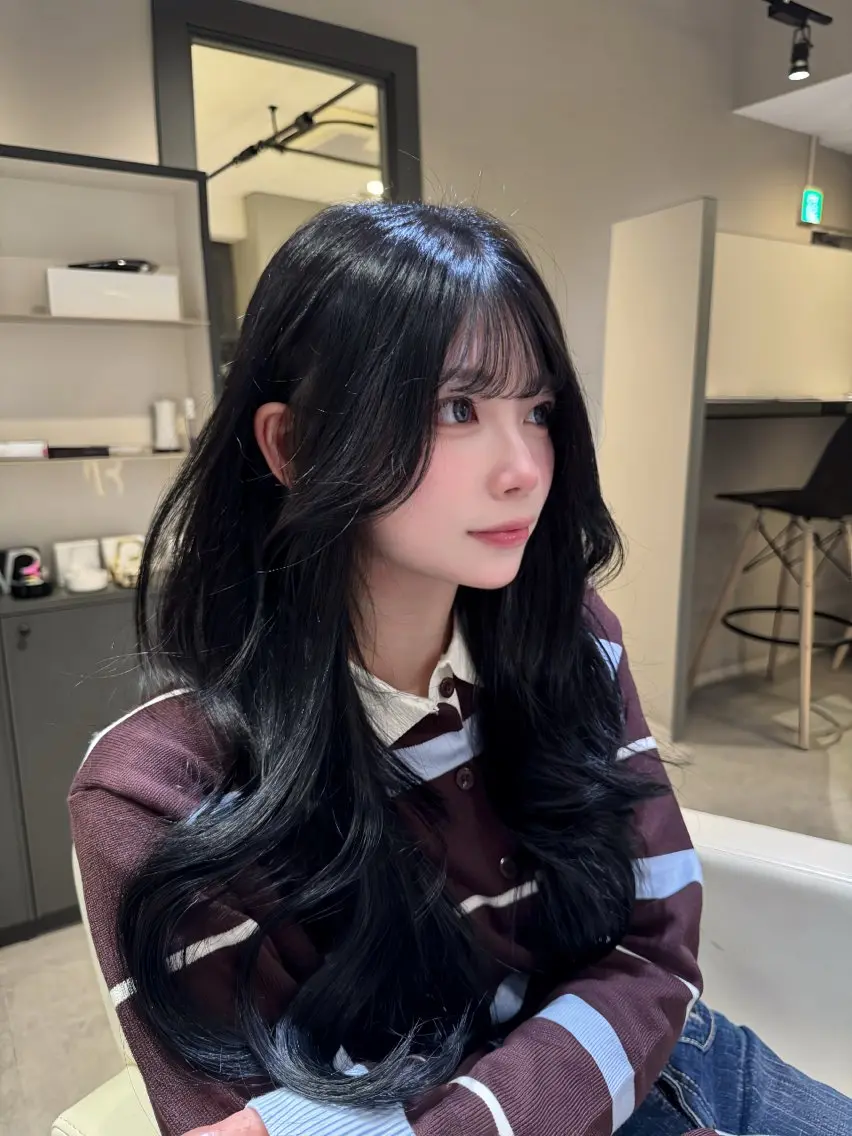 ロング ひめな 🎀ワンホンヘアのヘアスタイル