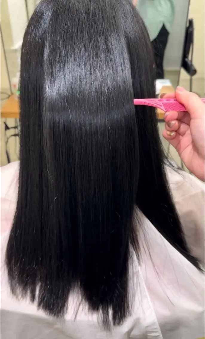 ロング カット トリートメント 銀座/レイヤーカット /縮毛矯正/うーのヘアスタイル