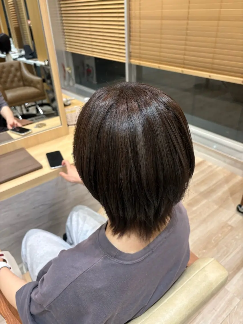 ショート 🩵MEI🩵鶴見 ／ヘアアレンジ💫のヘアスタイル