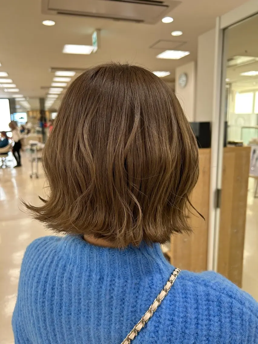 カラー 💜暖色系カラー/ ブリーチカラー💜のヘアスタイル