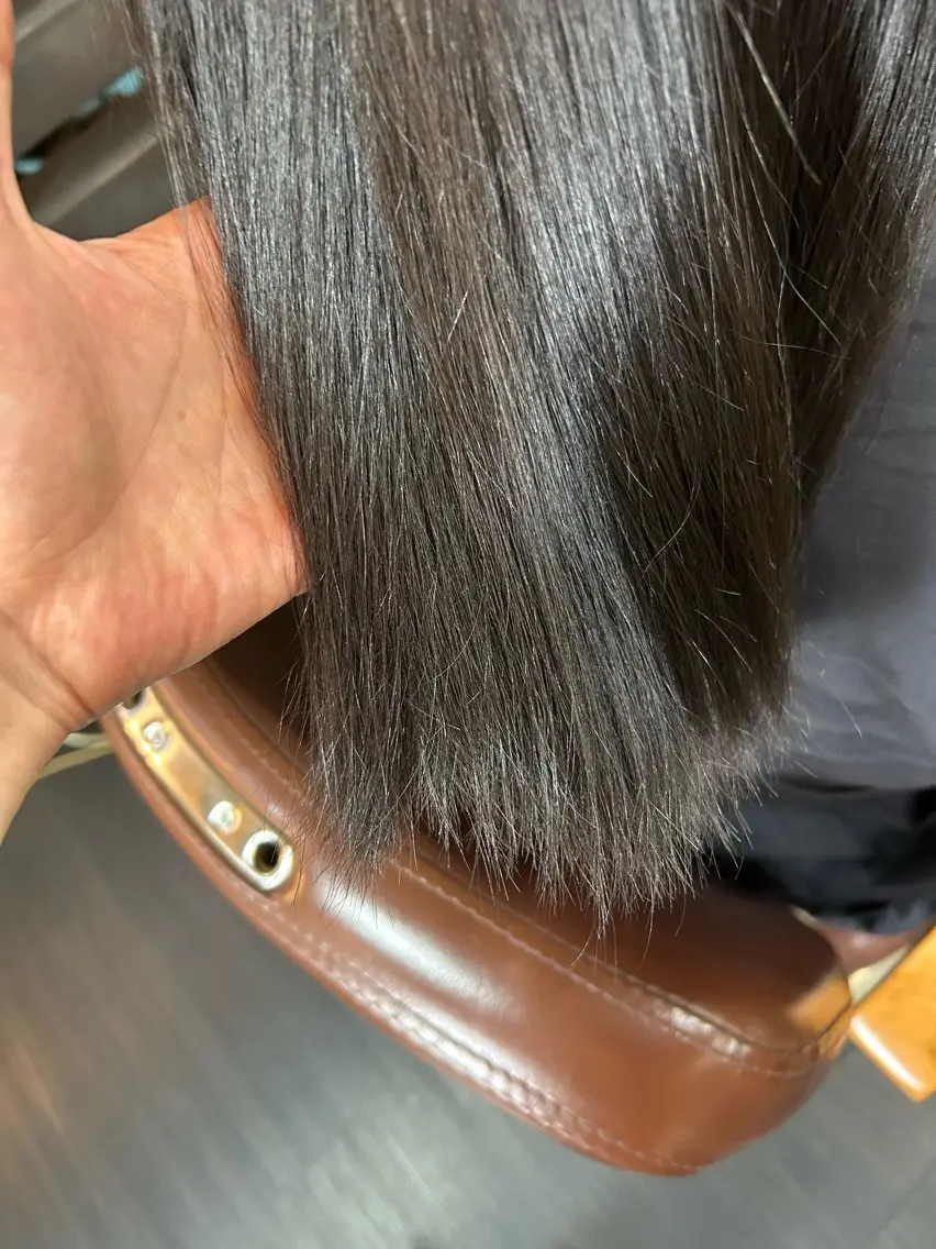 ロング 髪質改善 縮毛矯正 カット 縮毛矯正 竹内 幸生のヘアスタイル