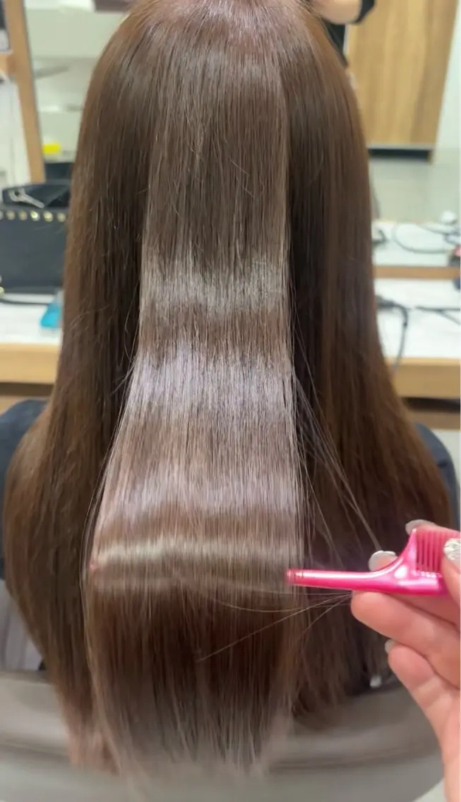 ロング カラー 小池 麻美のヘアスタイル