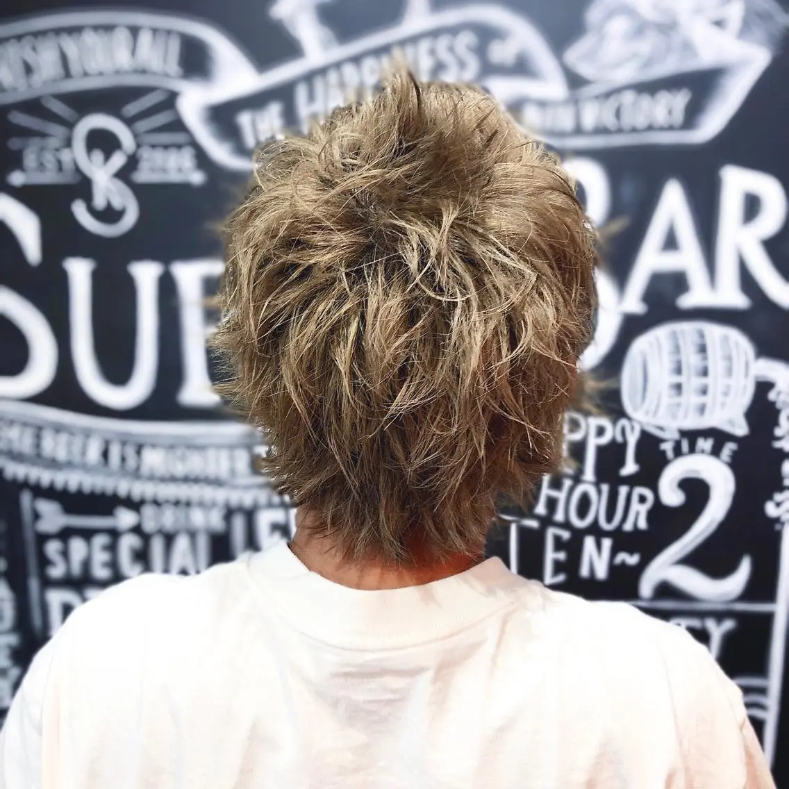 ショート カラー メンズ カット 加藤 琢也のヘアスタイル