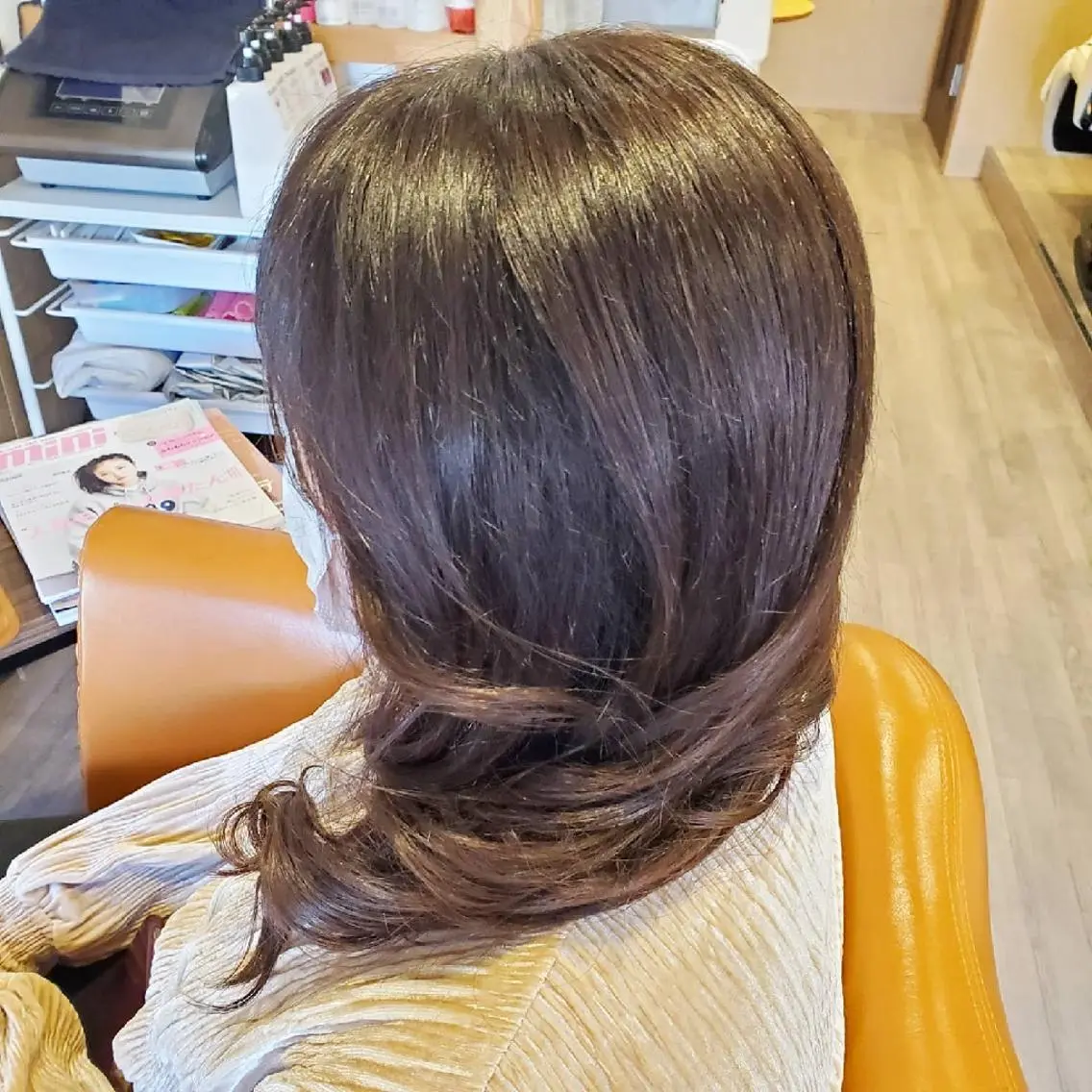ロング カラー アディクシーカラー ブリーチ イルミナカラー 外国人風カラー トリートメント カット ヘアカラー トリートメント spa hair  ark 富井直美のヘアスタイル