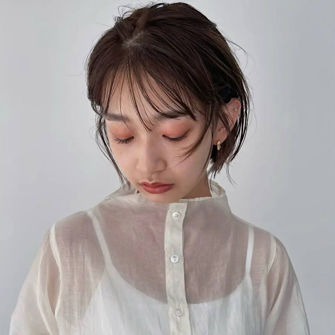 ショート カット ヘアカラー トリートメント 小田 大樹のヘアスタイル
