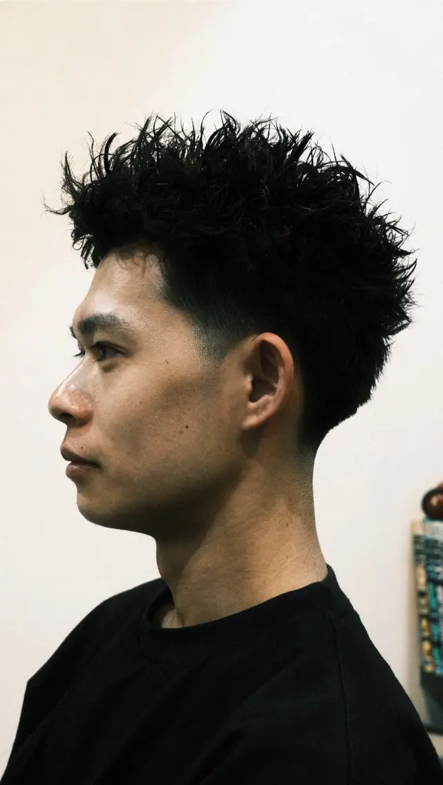 カット+ブッダパーマの写真