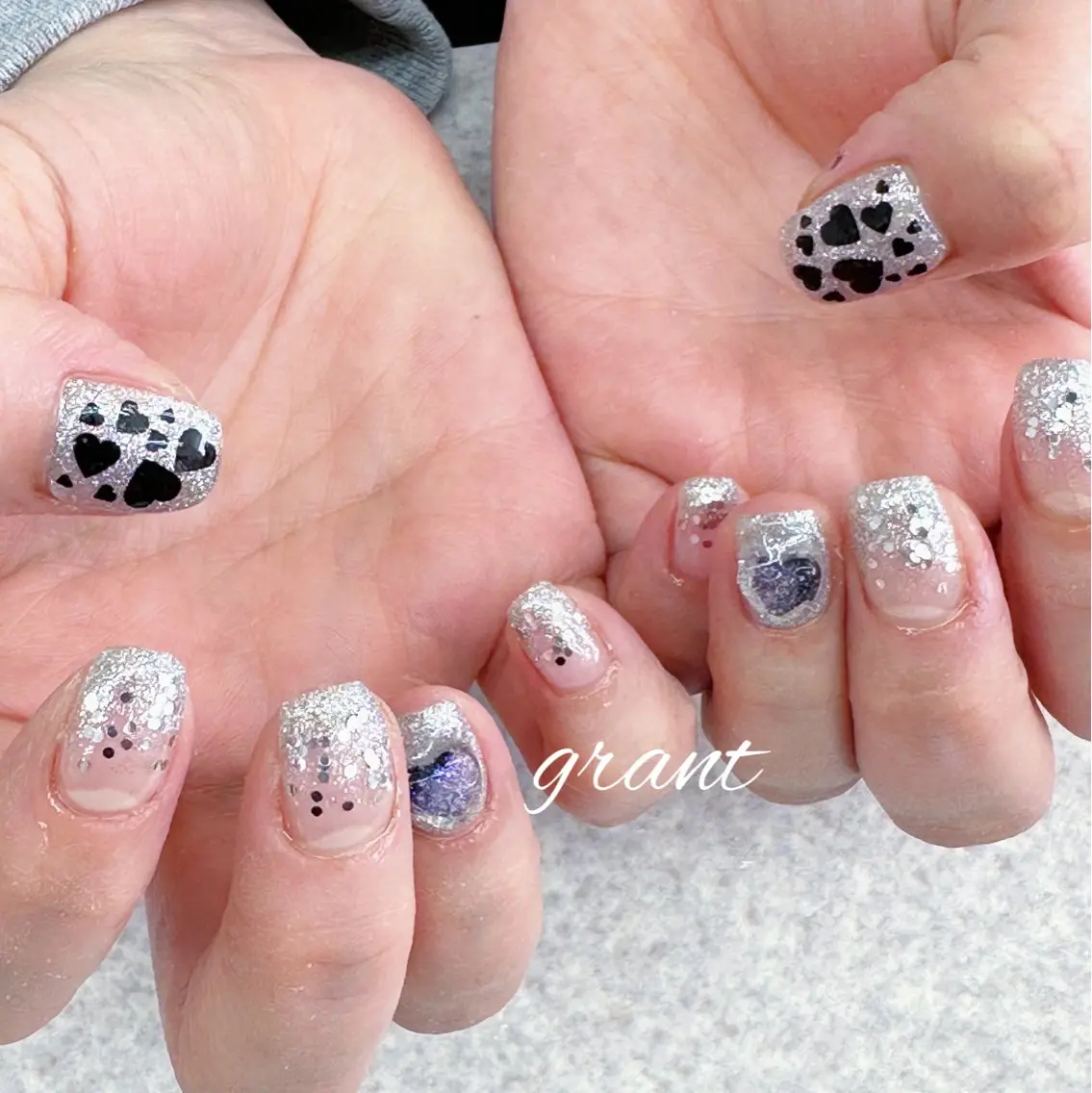 ネイル シンプルネイル 春ネイル ハンドネイル nailsalon grantのネイルデザイン