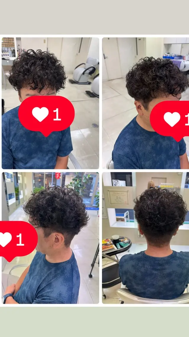 パーマ タカハシ リナのヘアスタイル