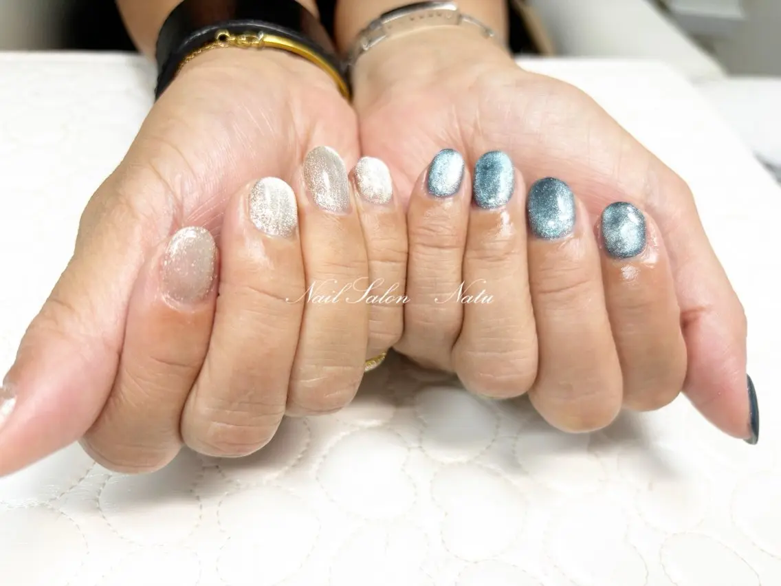 ネイル マグネットネイル nailsalon Natuのネイルデザイン
