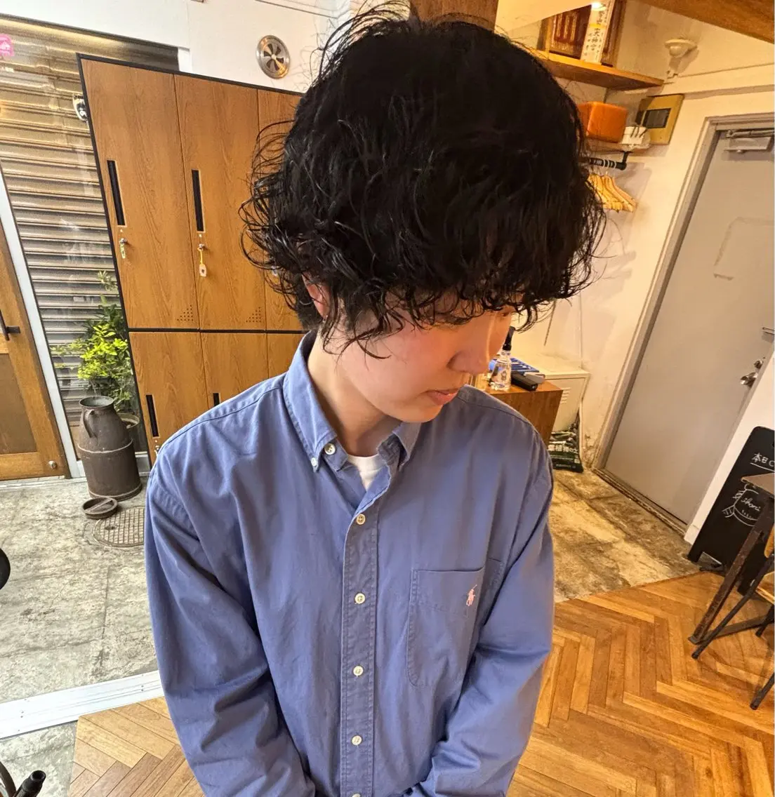 ショート パーマ ニュアンスパーマ 中村 芽衣那のヘアスタイル