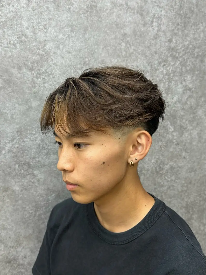 ショート カット パーマ ヘアセット 🔥フェザーパーマ 特化🔥勇斗のヘアスタイル