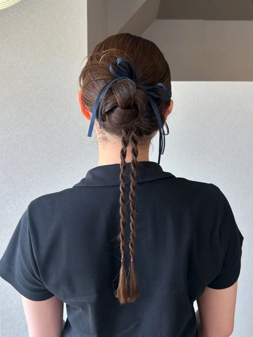 ロング ヘアアレンジ ヘアセット Fujii Naoのヘアスタイル