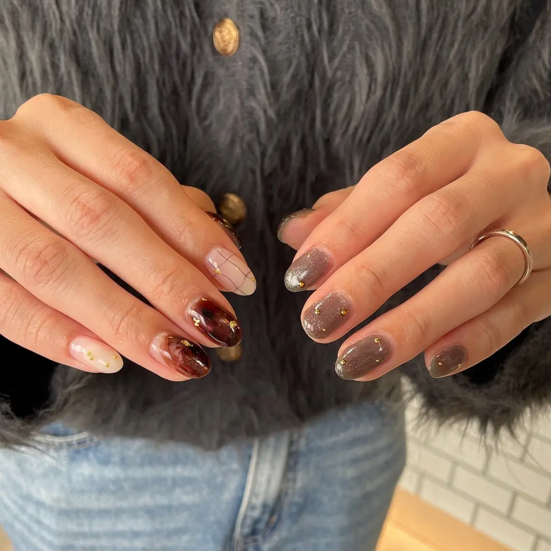 ネイル ニュアンスネイル ハンドネイル ennail ayaのネイルデザイン