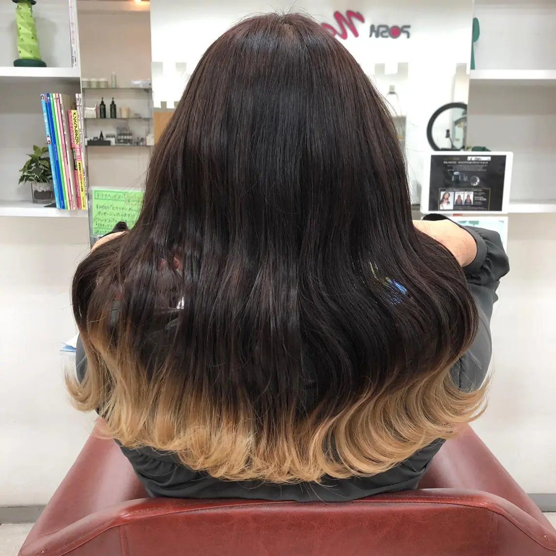 🔶カット+グラデーションカラー+3stepトリートメントの写真