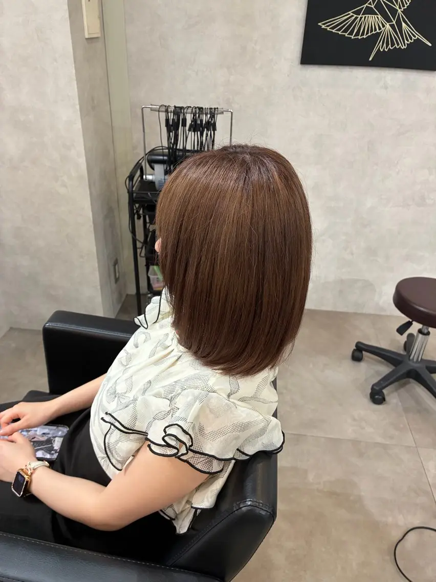 ミディアム トリートメント 河原 虎之のヘアスタイル