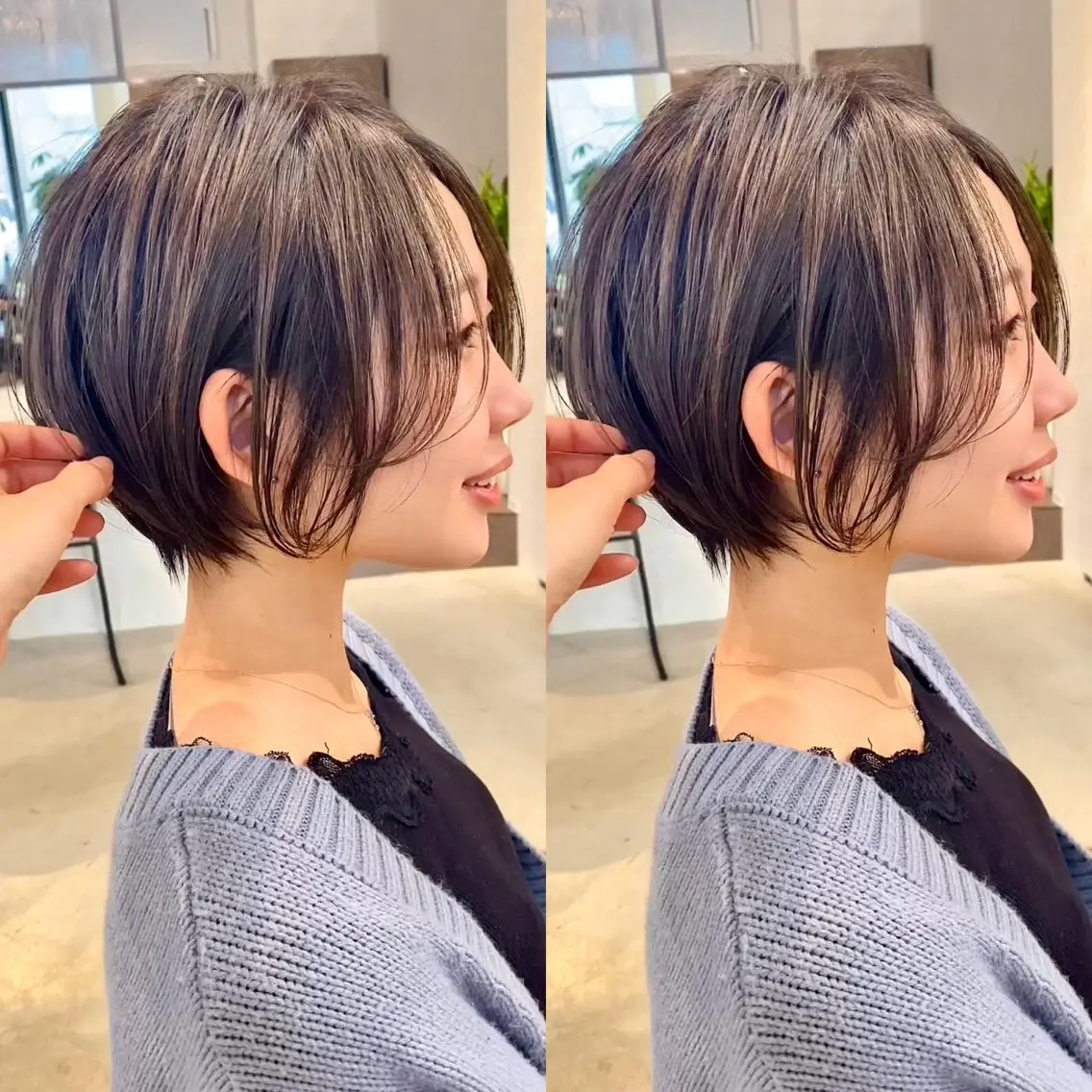 ショート カット トリートメント レイヤー特化 渋谷美容師/れなのヘアスタイル