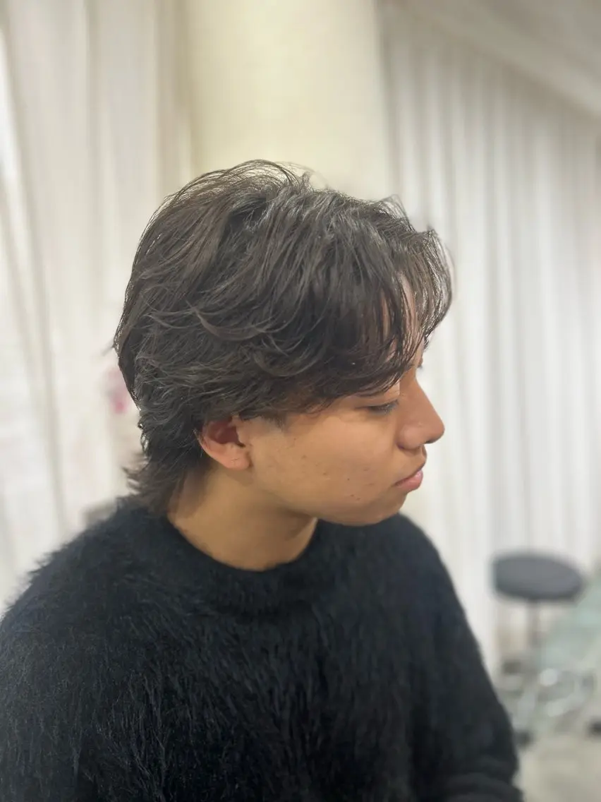 ショート パーマ ニュアンスパーマ カット パーマ メンズパーマ 髪質改善☆有馬のヘアスタイル