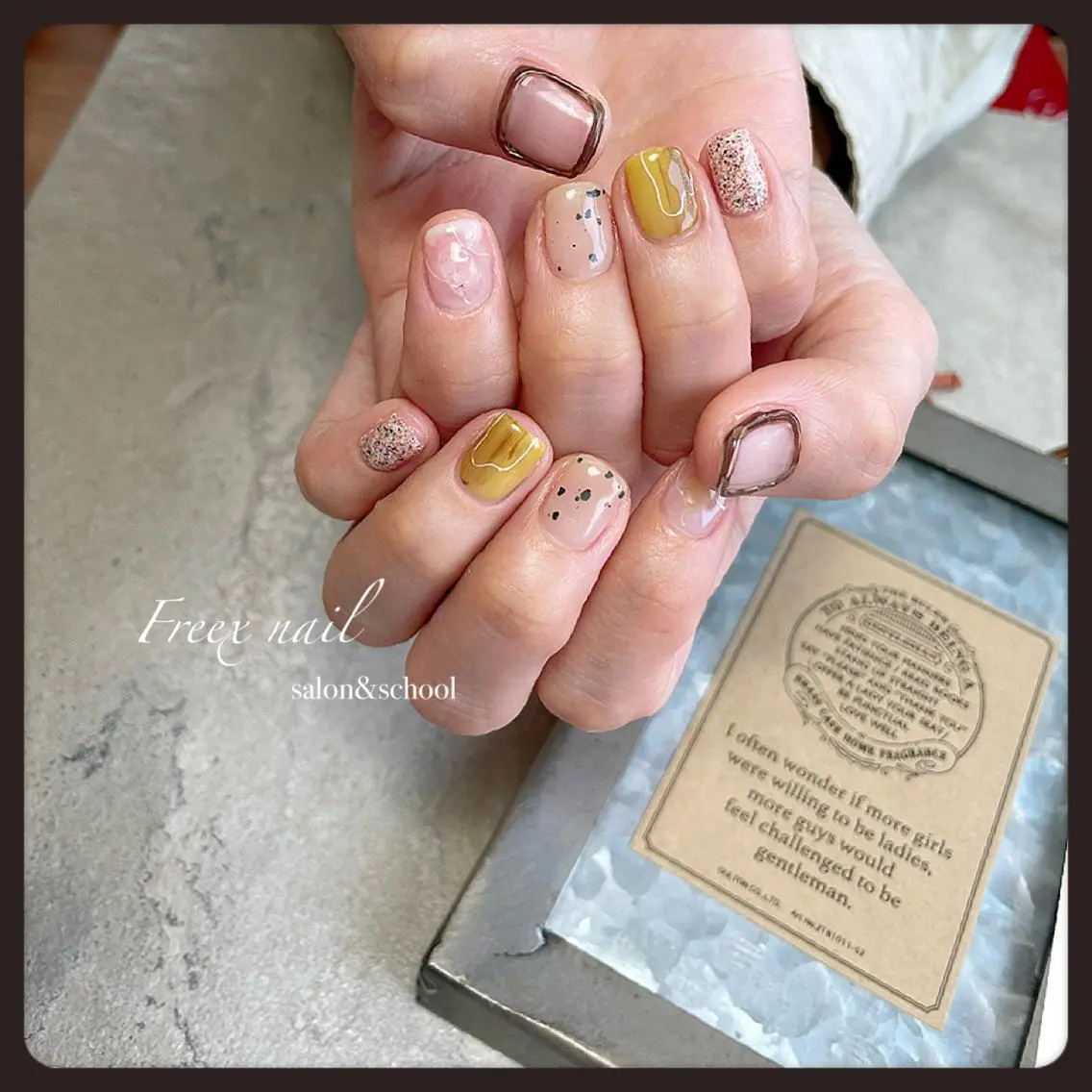 ネイル ハンドネイル ハンドケア freex nail /ニュアンス/個性派のネイルデザイン