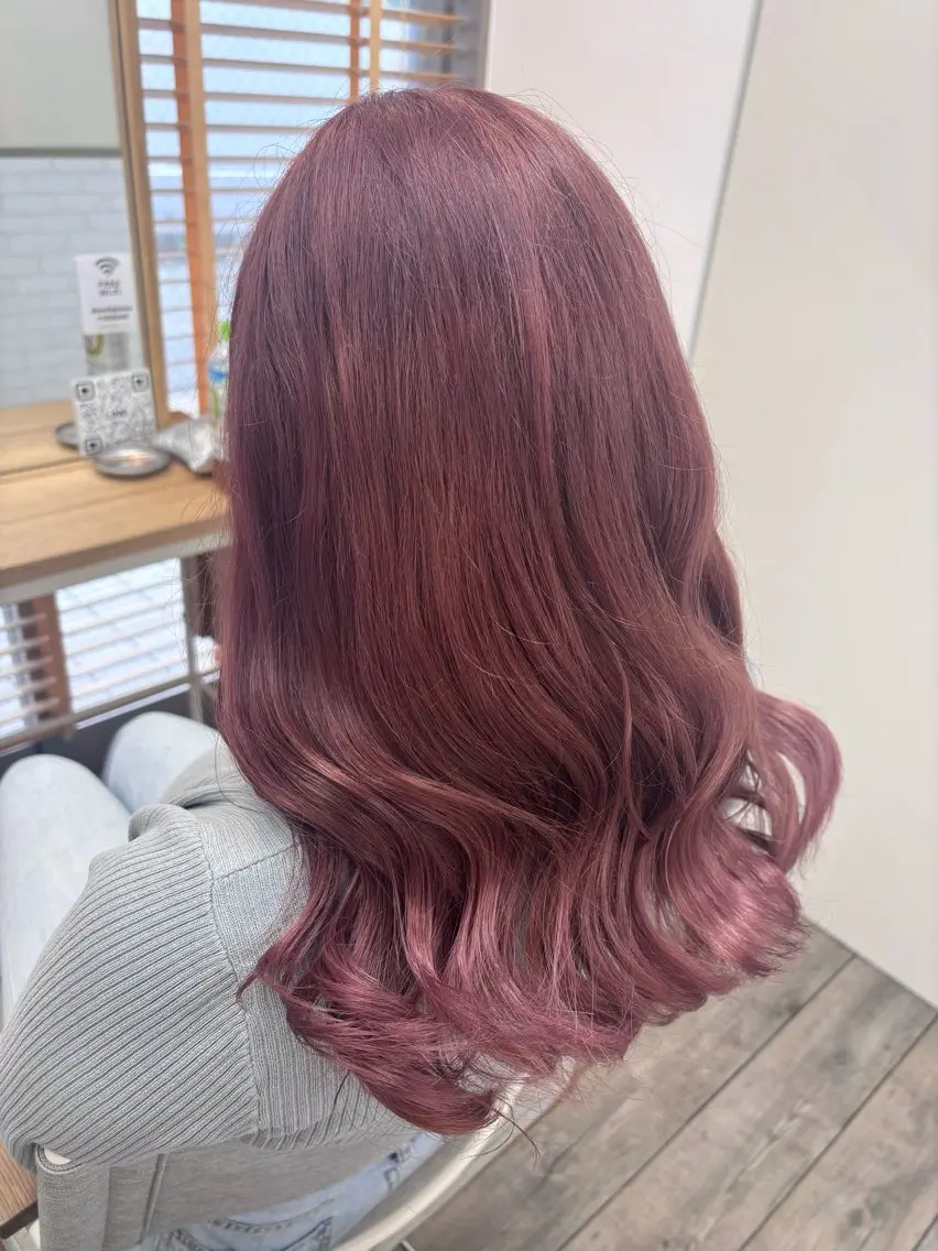 セミロング カラー ヘアカラー THETA /tomoyaのヘアスタイル