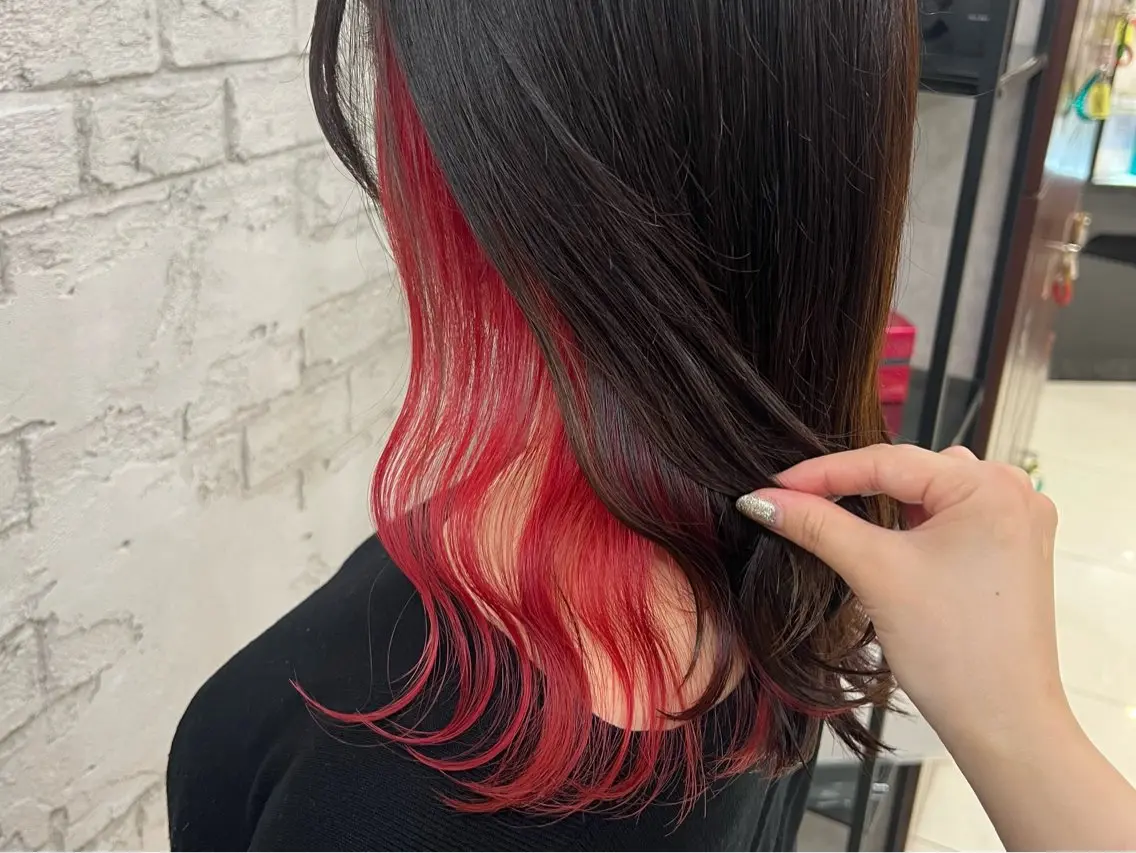 カラー インナーカラー メイク指名NO1りこ カットモデル募集中のその他イメージ