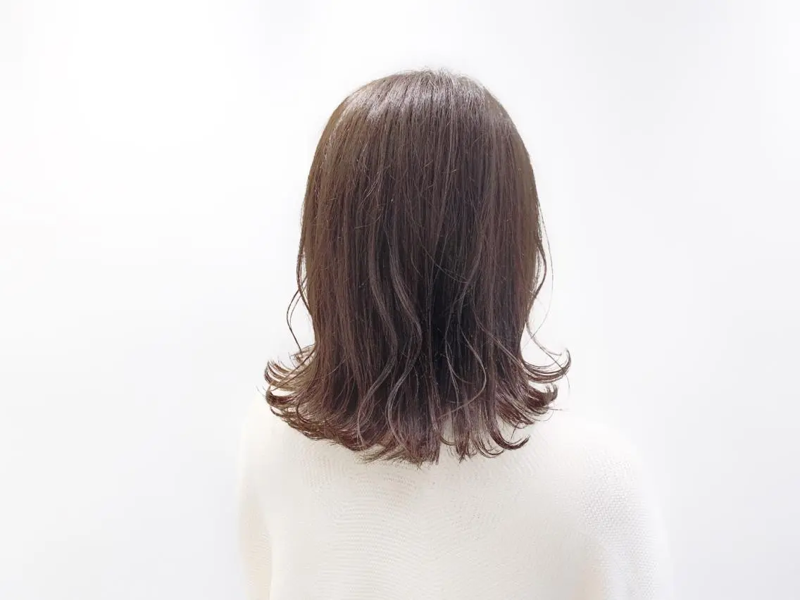 ミディアム 【髪質改善特化】 新宿/縮毛矯正/セラのヘアスタイル