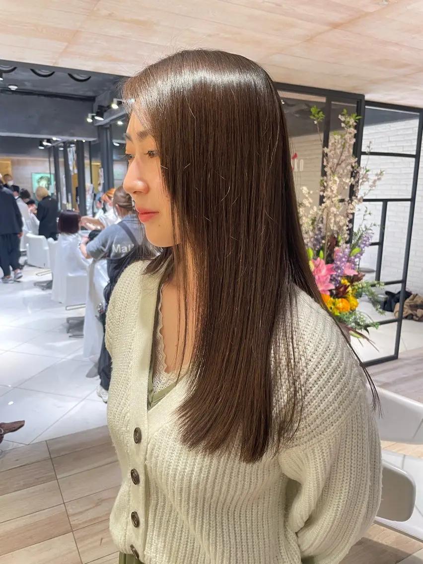 ロング ロング 小野寺 もものヘアスタイル