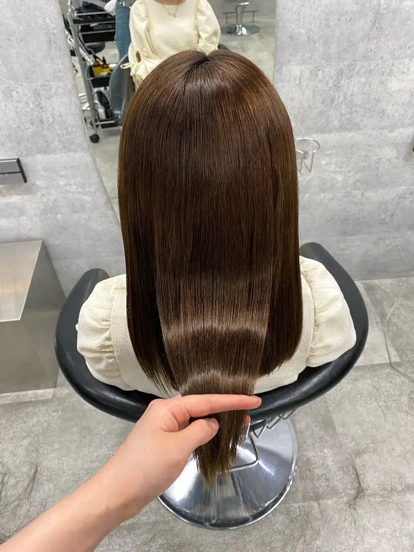 ロング Riho/髪質改善/ 透明感カラー🥣🤍のヘアスタイル
