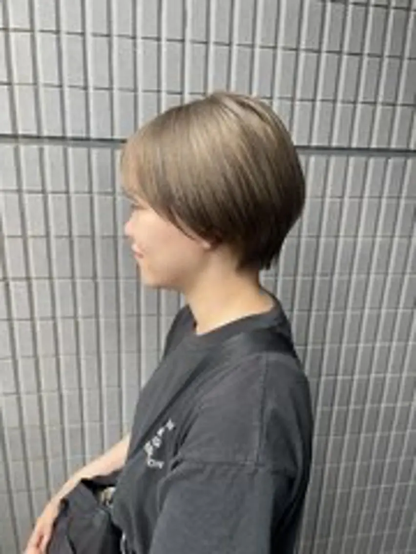 ショート カラー 💖透明感カラー💖 /✨ハイトーン/美優のヘアスタイル