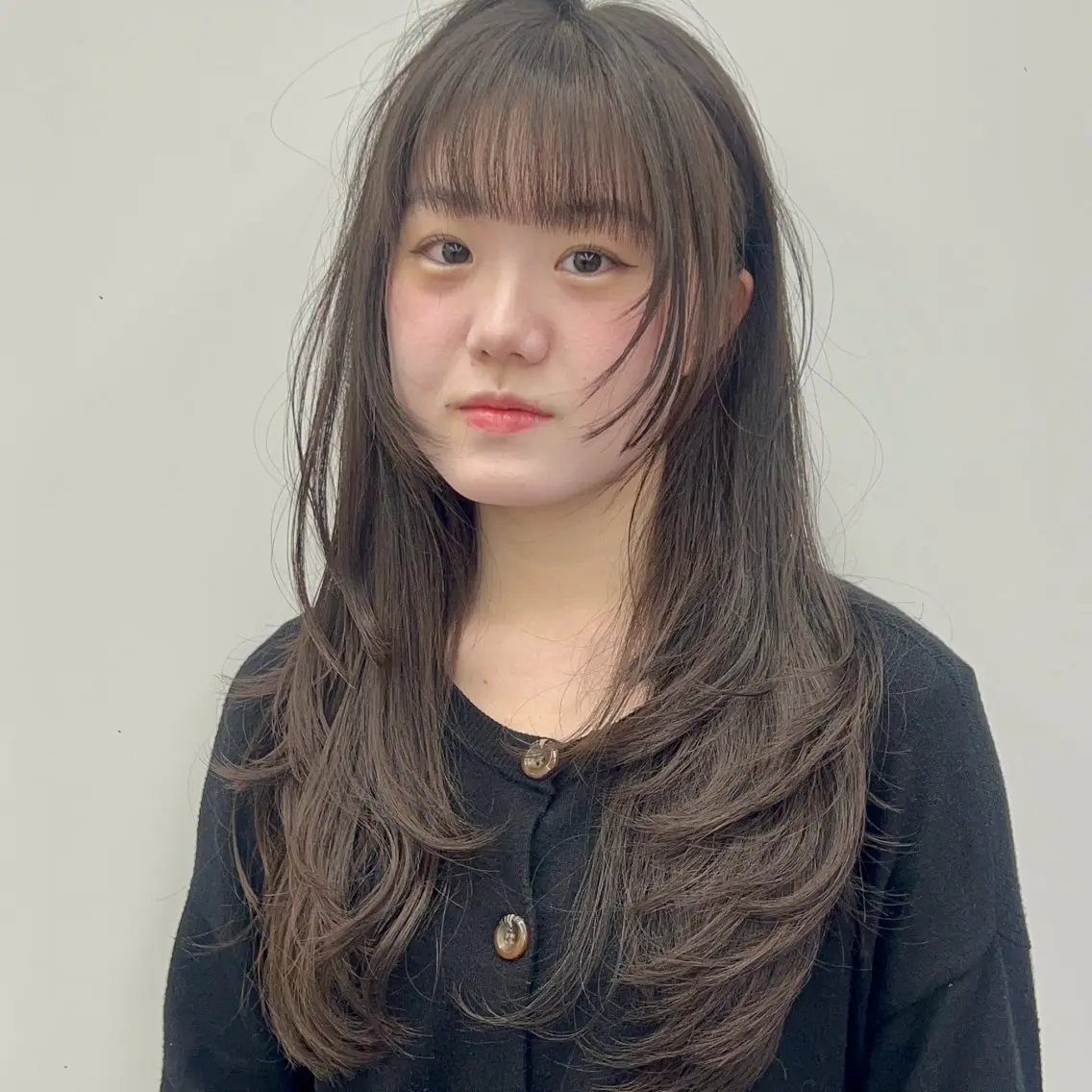 セミロング カラー 星 翔輝のヘアスタイル