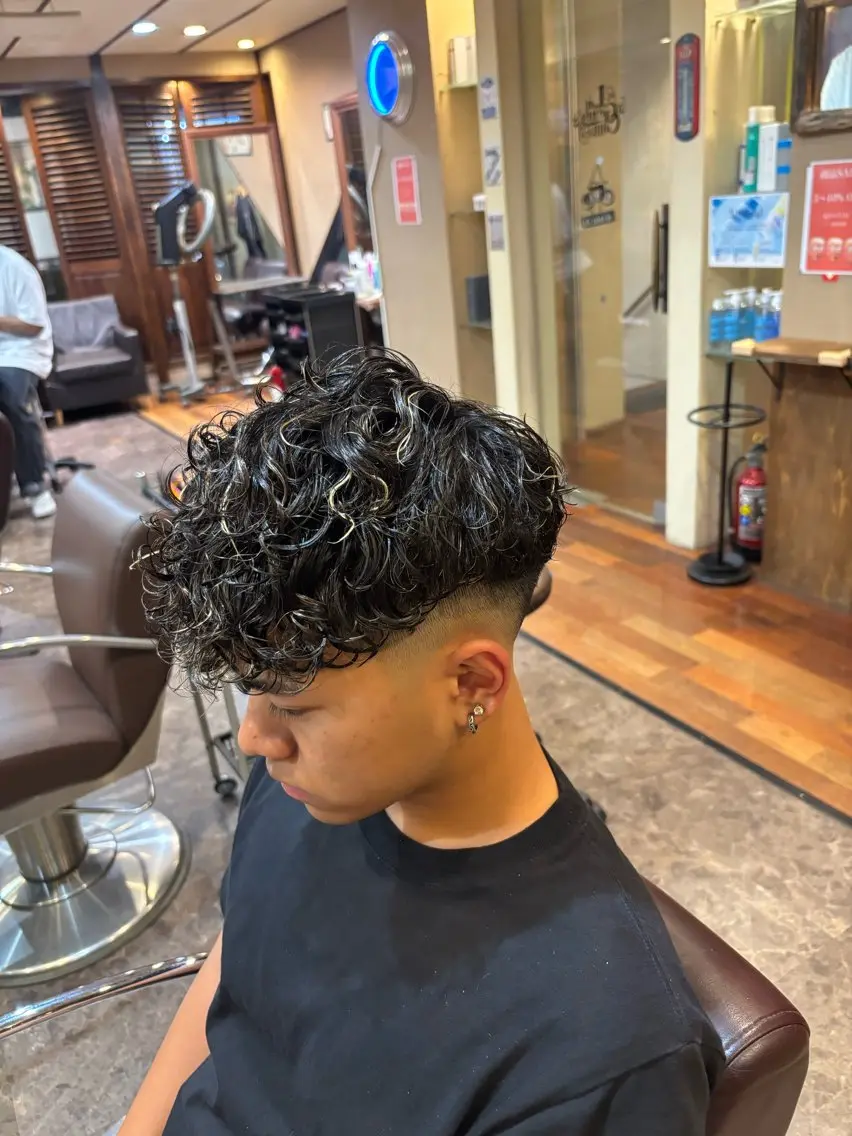 ミディアム カット パーマ 💈LGC💈 SANAのヘアスタイル