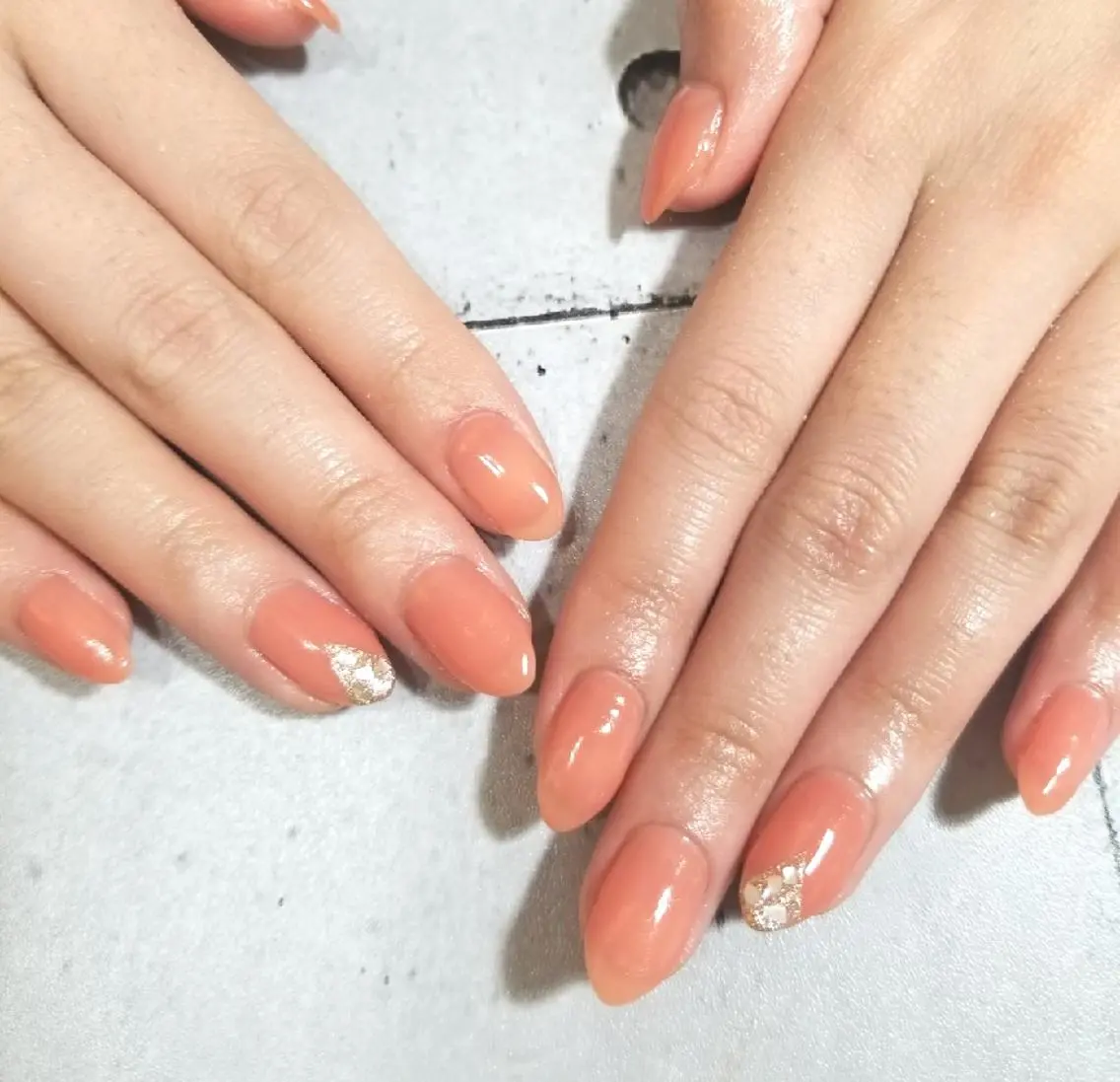 ネイル アートネイル ワンカラーネイル nijiiro🌈 サトウのネイルデザイン