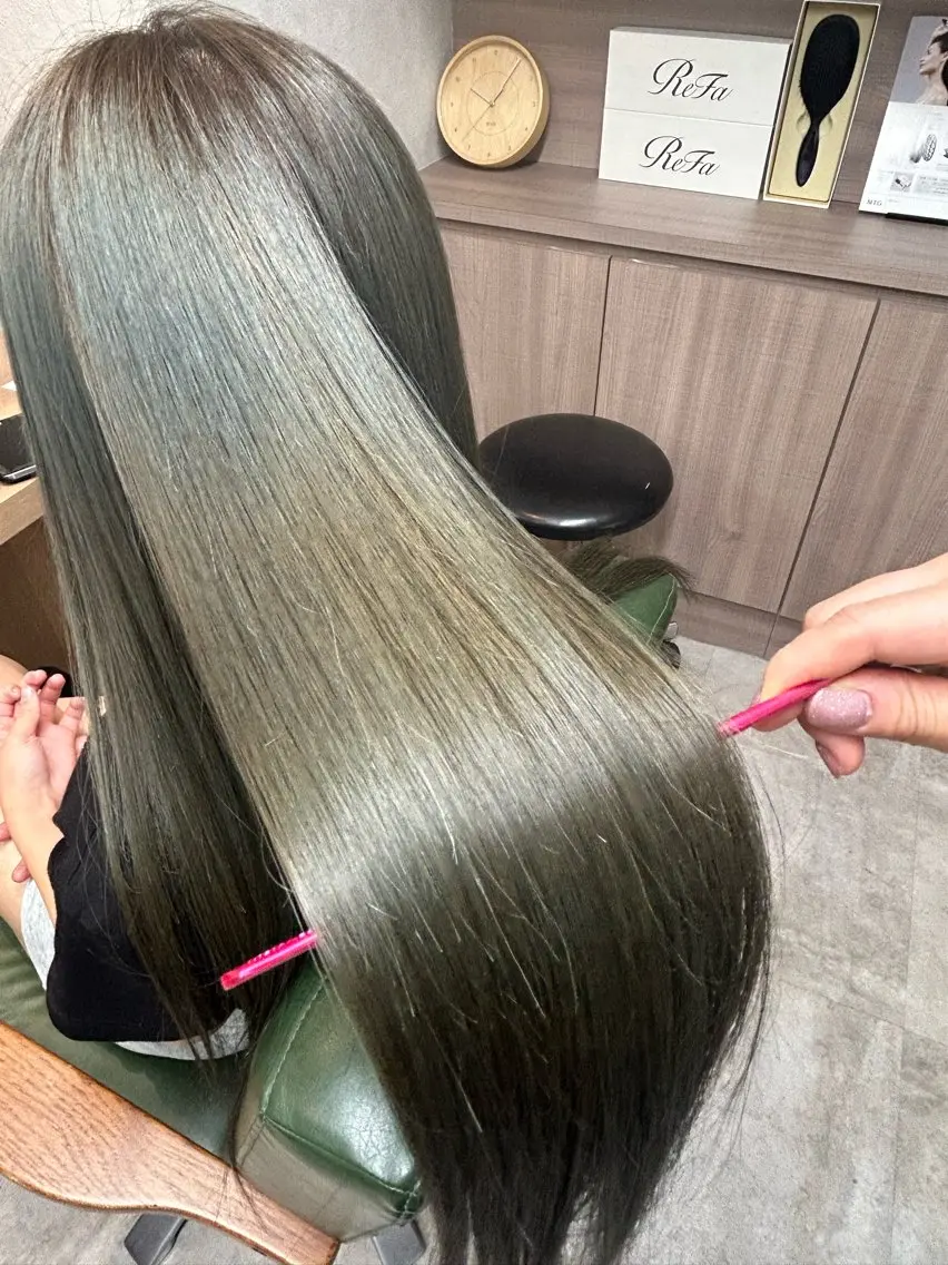 ロング カラー イルミナカラー 匠 hair🫆のヘアスタイル