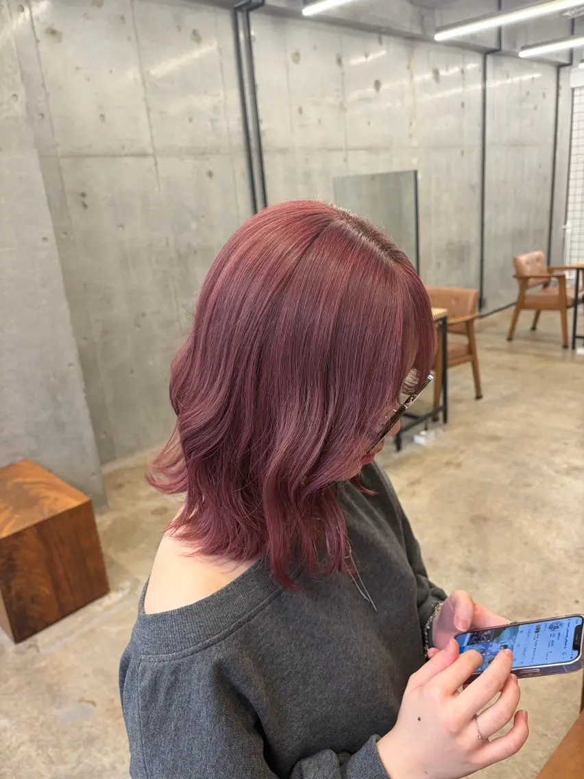 【🌟期間限定🌟】ダブルカラー(ブリーチ➕カラー)+ケアトリートメント/の写真