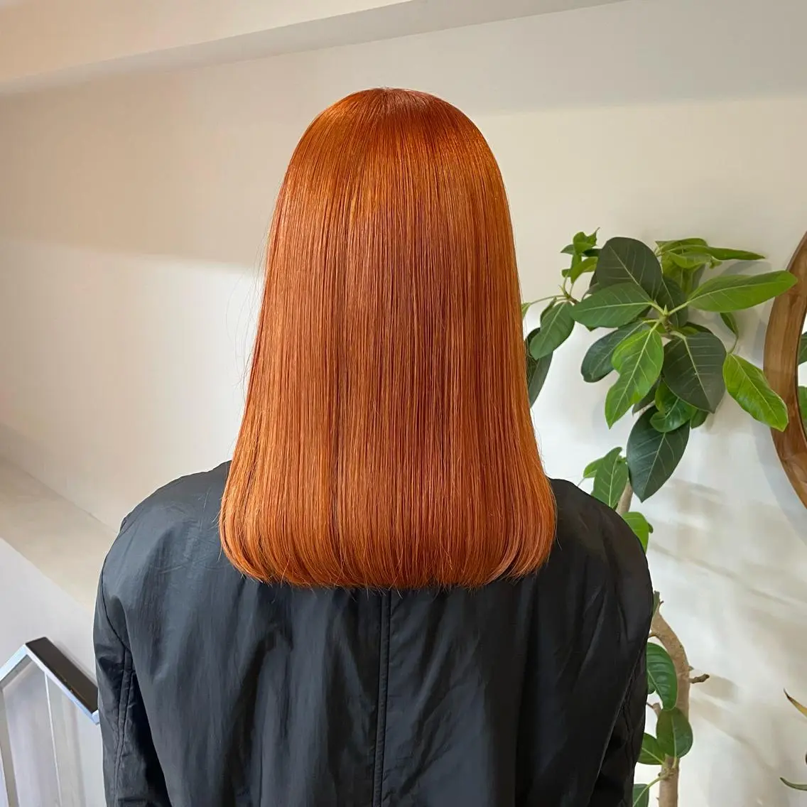 セミロング ヘアカラー ブリーチなしダブル ブリーチカラー優海のヘアスタイル