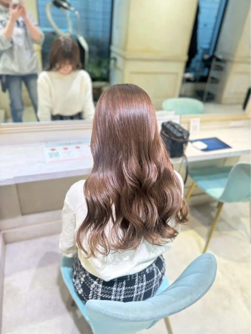 カラー ヘアカラー トリートメント 💙透明感艶カラー/ ゆうな💙のヘアスタイル